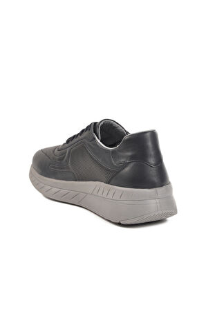 Lacivert Hakiki Deri Erkek Casual Ayakkabı C1050 M