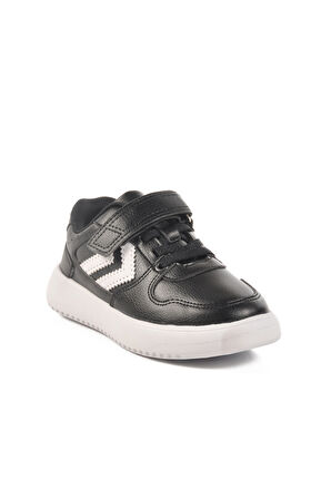 Siyah Cırtlı Unisex Çocuk Spor Ayakkabı 900713 Hml Kayno Jr