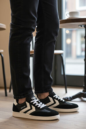 Siyah Kaymaz Süet Detaylı Esnek Hafif Unisex Sneaker 227912 VM78 CPH RS