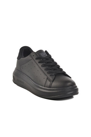 Siyah Bağcıklı Kadın Sneaker 156 G