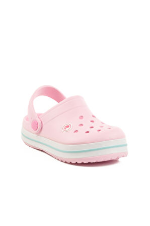 Pembe Eva Hafif Kız Çocuk Sabo Terlik 214 F