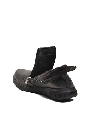Siyah Polarlı Kaymaz Taban Soğuğa Dirençli Kadın Bot 293111 Z