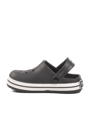 Siyah Eva Hafif Unisex Çocuk Sabo Terlik 214 F