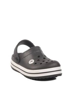 Siyah Eva Hafif Unisex Çocuk Sabo Terlik 214 F