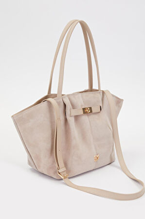 Krem Kadın El ve Omuz Çantası 930258