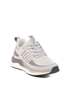 Gri Fileli Hafif Esnek Unisex Spor Ayakkabı PCI-11068 G