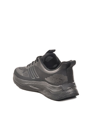 Siyah Fileli Hafif Esnek Unisex Spor Ayakkabı PCI-11068 G