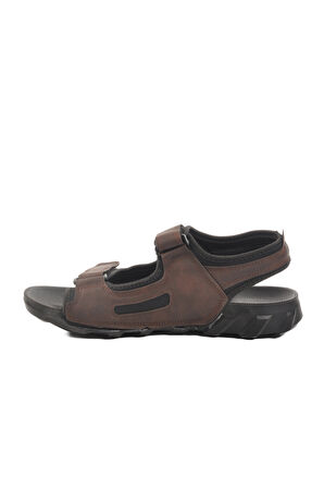 Kahve Cırtlı Erkek Spor Sandalet PC-7242 M