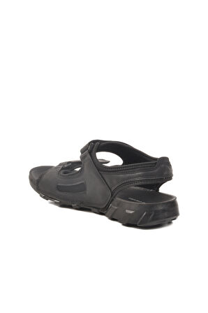 Siyah  Cırtlı Erkek Spor Sandalet PC-7242 M