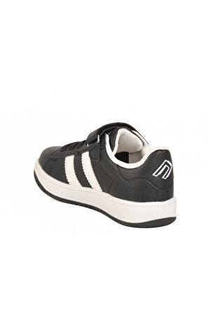 Siyah Cırtlı Hafif Erkek Çocuk Sneaker Cooper F