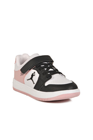 Pudra Cırtlı Kız Çocuk Sneaker Haykat Kısa F