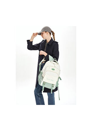 Yeşil Unisex Sırt Çantası 07PCT120-S