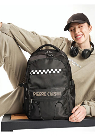 Siyah Unisex Sırt Çantası 07PCT183-S