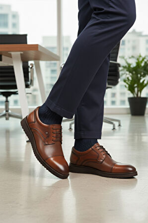 Taba Hakiki Deri Erkek Klasik Ayakkabı 2991 M