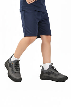 Füme Suni Deri Çocuk Outdoor Ayakkabı G63 Kids F