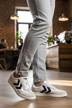Beyaz Kaymaz Süet Detaylı Esnek Hafif Unisex Sneaker 227912 VM78 CPH RS