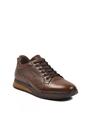 Kahve Floter Hakiki Deri Erkek Casual Ayakkabı 3235 M