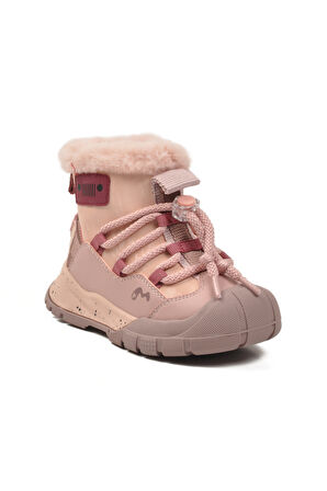 Pudra İçi Kürklü Soğuğa Dirençli Kaymaz Erkek Çocuk Bot 22672 P