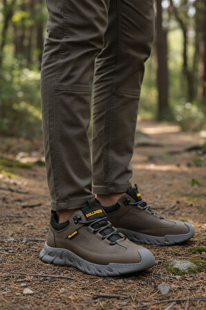 Gri Nubuk Hakiki Deri Erkek Casual Ayakkabı 240003 M