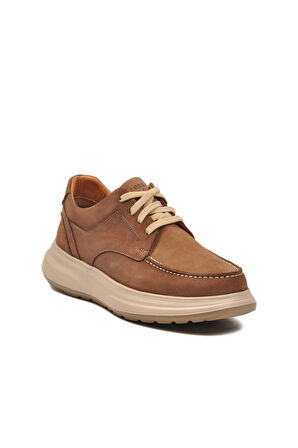 Kahve Nubuk Hakiki Deri Ortopedik Erkek Casual Ayakkabı 255220 M