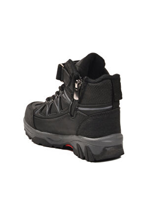 Siyah Polarlı Kaymaz Taban Çocuk Outdoor Bot 2301 P