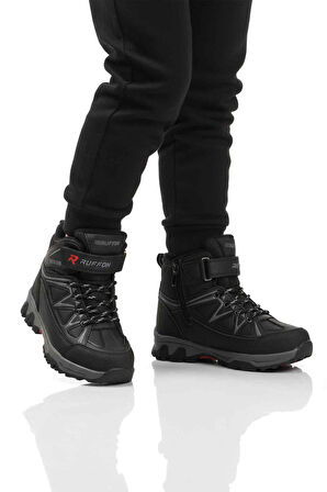 Siyah Polarlı Kaymaz Çocuk Outdoor Bot 2301 F