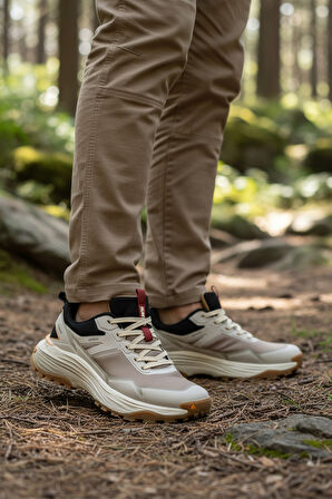 Bej Kaymaz Taban Erkek Outdoor Ayakkabı 350497A M