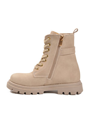 Bej İçi Polarlı Kaymaz Kız Çocuk Bot Aleda F