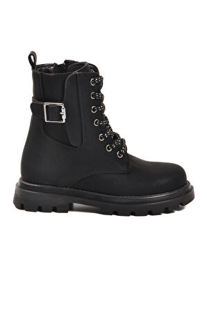 Siyah İçi Polarlı Kaymaz Kız Çocuk Bot Aleda F