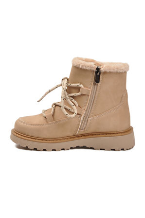 Bej İçi Polarlı Kaymaz Kız Çocuk Bot Lina F