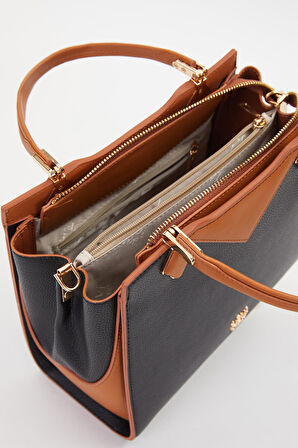 Siyah Camel Kadın Omuz Çantası 930204