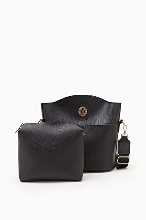 Siyah İçi Yavrulu Kadın Omuz Çantası 930105