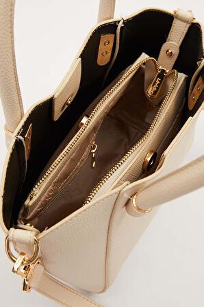 Krem Kadın Omuz Çantası 930538