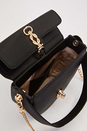 Siyah Kadın El ve Omuz Çantası 930930