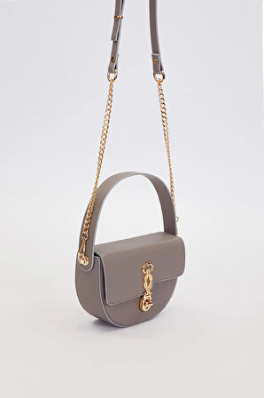 Gri Kadın El ve Omuz Çantası 930930