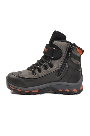 Siyah Füme Polarlı Kaymaz Fermuarlı Unisex Outdoor Çocuk Bot 2115 F