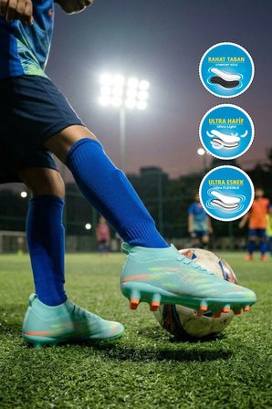 Mint İthal Çoraplı Hafif Erkek Çocuk Krampon Strike F