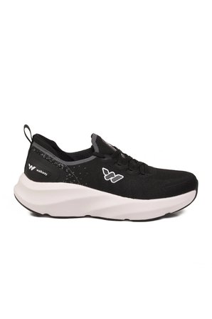 Siyah Beyaz Fileli Hafif Esnek Hafızalı Taban Unisex Spor Ayakkabı Flexnova M