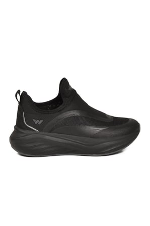 Siyah-Koyu Gri Hafızalı Taban Hafif Esnek Unisex Spor Ayakkabı Eclipse G