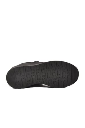 Siyah Fileli Hafif Bağcıklı Unisex Spor Ayakkabı 7001 Omina G