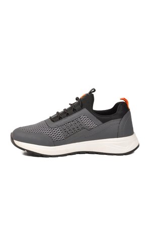 Füme Fileli Hafif Esnek Kilit Bağcıklı Unisex Spor Ayakkabı Motano G