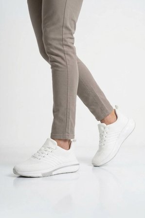 Beyaz Anorak Hafif Erkek Spor Ayakkabı Molen 119 M