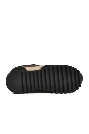 Siyah Bağcıklı Memory Foam Unisex Spor Ayakkabı BNI-11133 G