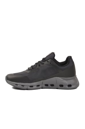 Siyah Bağcıklı Hafızalı Taban Unisex Spor Ayakkabı BNI-11050 G