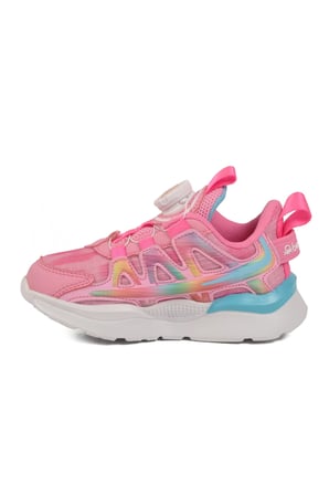 Pembe Misina Bağcıklı Kız Çocuk Spor Ayakkabı BNI-10256 P