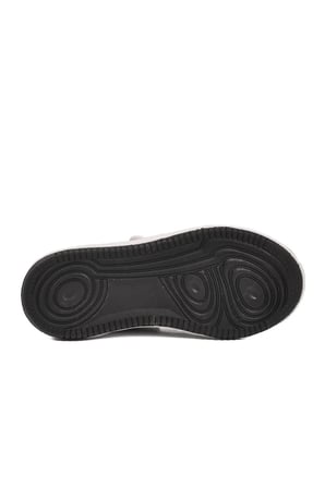 Beyaz Siyah Cırtlı Hafif Unisex Çocuk Spor Ayakkabı BNI-10020 F