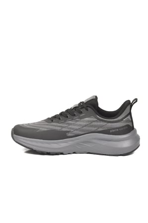 Siyah Hafızalı Taban Hafif Esnek Erkek Spor Ayakkabı PCI-11354 M