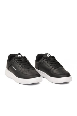 Siyah Beyaz Bağcıklı Hafif Unisex Spor Ayakkabı PCI-10120 Z