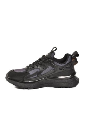Siyah Fileli Hafif Esnek Hafızalı Taban Unisex Spor Ayakkabı PCI-10106 G