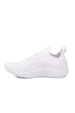 Beyaz Fileli Hafif Kolay Giyilebilir Unisex Spor Ayakkabı PC-32711 G